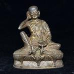 Milarepa Boeddhabeeld - Messing - Tibet - Eind 20e eeuw/21e