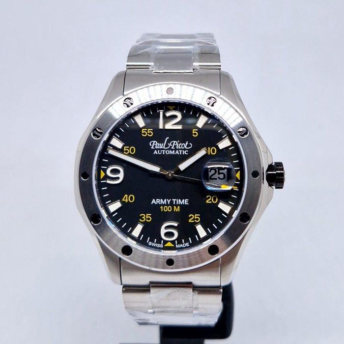 Paul Picot - Army Time - 9153 - Heren - 2020+, Sieraden, Tassen en Uiterlijk, Horloges | Heren