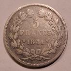 Frankrijk. Louis Philippe I (1830-1848). 5 Francs 1831-H, La