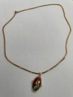 Ketting met hanger - 18 karaat Geel goud, Sieraden, Tassen en Uiterlijk, Antieke sieraden