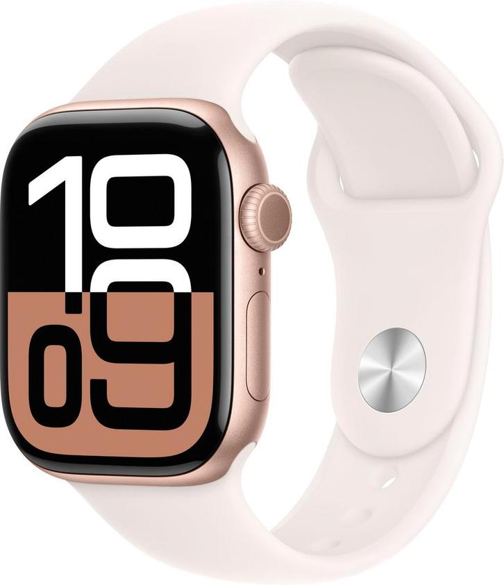 Apple Watch Series 10 42mm Roségoud slimme horloges, Sieraden, Tassen en Uiterlijk, Smartwatches, Verzenden