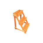 Bloembak / plantenbak met 3 bakken, hout, bloementrap, Ophalen of Verzenden, Nieuw