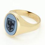 Ring - 14 karaat Geel goud - Lagensteen, Sieraden, Tassen en Uiterlijk, Ringen, Nieuw