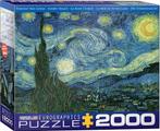 Starry Night - Vincent van Gogh Puzzel (2000 stukjes) |, Verzenden, Nieuw