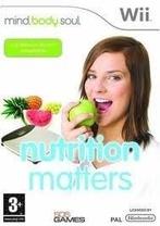 Nutrition Matters Mind Body & Soul (wii tweedehands game), Ophalen of Verzenden, Zo goed als nieuw