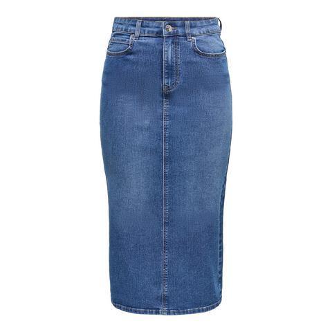 Only Jeans rok ONLWONDER MIDI BACK SLIT SKIRT PIM DNM, Kleding | Dames, Overige Dameskleding, Nieuw, Verzenden