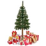 Luxe kunstkerstboom - 180 cm - met houten stam, dennenapp..., Ophalen of Verzenden, Nieuw