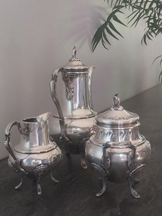 Roux Marquiand - Koffie- en theeservies - Verzilverd, Antiek en Kunst, Antiek | Meubels | Tafels