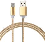 Lightning compatible naar USB kabel nylon rugged 1.5 mete..., Nieuw, Verzenden