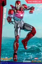 Hot Toys: Spider-Man Homecoming - Iron Man Mark XLVII 1:6 sc, Nieuw, Ophalen of Verzenden