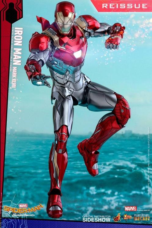 Hot Toys: Spider-Man Homecoming - Iron Man Mark XLVII 1:6 sc, Verzamelen, Beelden en Beeldjes, Ophalen of Verzenden