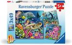 Betoverende Onderwaterwereld Puzzel (3 x 49 stukjes) |, Kinderen en Baby's, Speelgoed | Kinderpuzzels, Verzenden, Nieuw