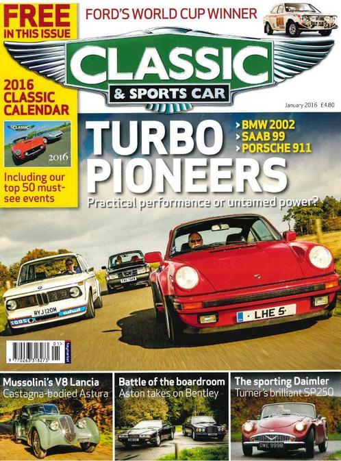 CLASSIC AND SPORTSCARS DAIMLER SP250 CITROËN SPACESHIP, Boeken, Auto's | Folders en Tijdschriften, Gelezen, Algemeen, Verzenden