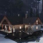 vidaXL Lichtgordijn met 400 LEDs en 8 functies 10 m warmwit, Diversen, Verzenden, Nieuw