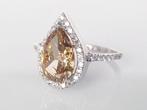 Cocktailring - 18 karaat Witgoud Diamant (Natuurlijk) -
