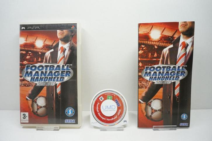 Football Manager Handheld 2008 Morgen in huis! (PSP), Spelcomputers en Games, Games | Sony PlayStation Portable, Zo goed als nieuw