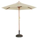 Parasol creme rond 3 meter | 2,52(h) x 3(Ø)m Bolero, Verzenden, Nieuw in verpakking