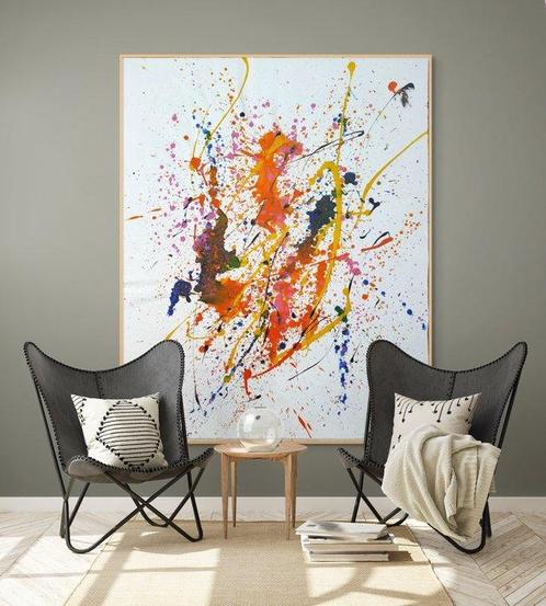 Jagoner - Pollock Sunset, Antiek en Kunst, Kunst | Schilderijen | Modern