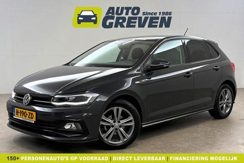 Volkswagen Polo 1.0 TSI R-Line LED Virtual Clima Cruise PDC., Auto's, Volkswagen, Te koop, Automaat, Hatchback, Benzine, Zilver of Grijs