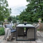 Rechthoekige tuintafel | Grijs, Tuin en Terras, Tuintafels, Verzenden, Nieuw, Rechthoekig, Kunststof