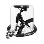 Voltano ART3 Kettingslot Met Hangslot - Zwart - 130 CM, Fietsen en Brommers, Verzenden, Nieuw