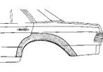 Wielschermrand | Mercedes w116, Nieuw, Ophalen of Verzenden