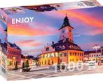 The Counsil Square, Brasov Puzzel (1000 stukjes) | Enjoy, Hobby en Vrije tijd, Denksport en Puzzels, Nieuw, Verzenden