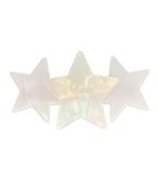 Haarspeld Sterren Trio Marmer 7cm Parelmoer Wit, Verzenden, Nieuw