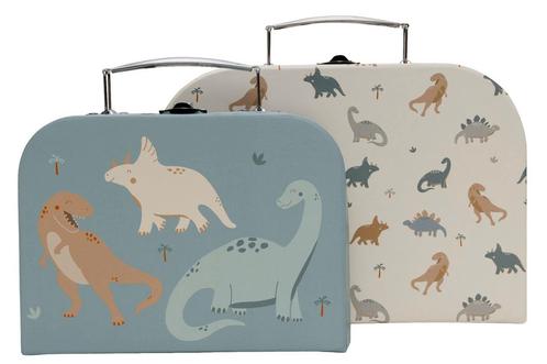 Jollein Roarsome 2 Stuks Speelkoffertje 059-595-67100, Kinderen en Baby's, Speelgoed | Babyspeelgoed, Nieuw, Verzenden