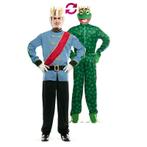 Double fun! Prins en kikker kostuum, Nieuw, Feestartikel, Verzenden
