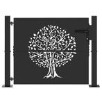 Tuinpoort Zwart Staal | B-keuze | Scherpe Prijs, Met poort, Nieuw, Ophalen of Verzenden, Tuinhek