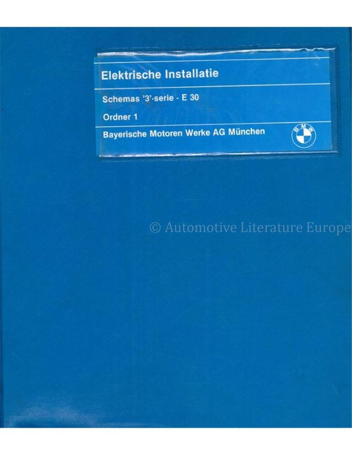 1985 BMW 3-SERIES ELECTRISCH SCHEMA NEDERLANDS (2 MAPPEN), Auto diversen, Handleidingen en Instructieboekjes