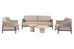 4SO Savanne/Hampton stoel-bank loungeset - Terre/Mortex, Verzenden, Nieuw, Overige materialen, Loungeset