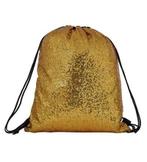 Goud glitter rugtas, Verzenden, Nieuw, Feestartikel