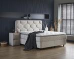 Opberg boxspring Dolcebedd - Beige - 140x200 cm, Verzenden, Nieuw, Beige, Modern