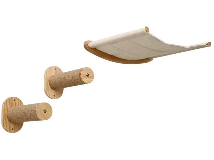 LBB Katten klimmuur met Hangmat - Krabpalen met hangmat -, Dieren en Toebehoren, Krabmeubelen, Nieuw, Verzenden