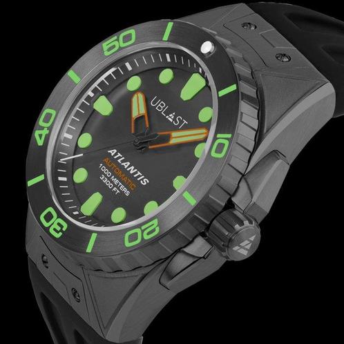 Ublast - Atlantis Professional Diver 100 ATM - Ltd Edition -, Sieraden, Tassen en Uiterlijk, Horloges | Heren