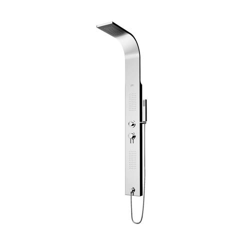 Douchepaneel Lacus Spargi 160x15x6 cm Gepolijst Chroom, Doe-het-zelf en Verbouw, Sanitair, Kraan, Nieuw, Chroom, Ophalen of Verzenden