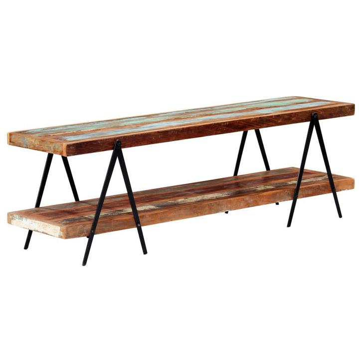 vidaXL Tv-meubel 160x40x50 cm massief gerecycled hout, Huis en Inrichting, Kasten | Televisiemeubels, 25 tot 50 cm, Nieuw, Overige houtsoorten