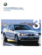 1999 BMW 3 SERIE COUPÉ BROCHURE FRANS, Nieuw, BMW, Author