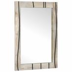 vidaXL Badkamer Spiegel met spiegel Bruin, zilver 50 x 70 x, Huis en Inrichting, Woonaccessoires | Spiegels, Verzenden, Nieuw