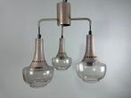 Plafondlamp - Glas, Metaal - Vintage hanglamp, Antiek en Kunst