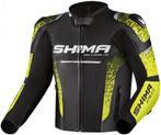 SHIMA STR 2.0 Zwart Geel Leren Motorjas, Nieuw met kaartje, Jas | leer, SHIMA, Heren