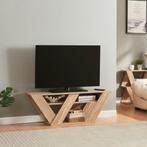 [en.casa] TV meubel Nome met 2 planken 110x30x40 cm eikenkle, Huis en Inrichting, Kasten | Televisiemeubels, Verzenden, Nieuw