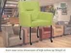 Leren eetkamerstoel Lucky - Toledo Lime (felgroen), Overige kleuren, Bohemian, Industrieel, Modern, Scandinavisch, Nieuw, Leer