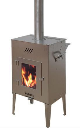 K-stove vesuvius RVS buitenkachel (op pellets), Huis en Inrichting, Kachels, Vrijstaand, Nieuw, Hout, Ophalen of Verzenden
