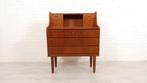 Vintage secretaire | Teak | 101 cm, Ophalen of Verzenden, Zo goed als nieuw, Mid century modern, vintage, retro, Deens design