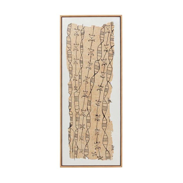 *WOONWINKEL* Kare Design Native Spirals Schilderij Beige 50x, Huis en Inrichting, Woonaccessoires | Schilderijen, Tekeningen en Foto's
