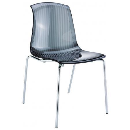 (MDK-106597) Siesta Allegra transparant - zwart, Huis en Inrichting, Stoelen, Zwart, Nieuw, Ophalen of Verzenden