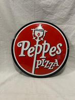 Emaille bord - Peppes Pizza - Emaille, Antiek en Kunst